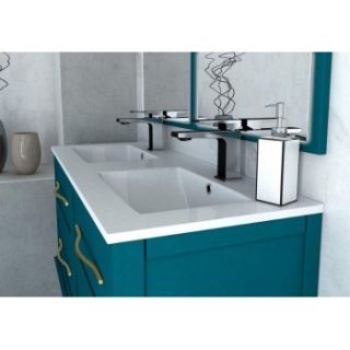 Раковина из искусственного мрамора с двумя чашами CEZARES 50211 белый